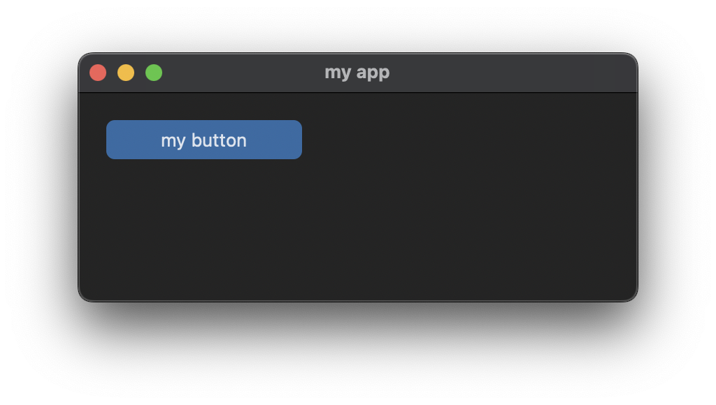 button centered