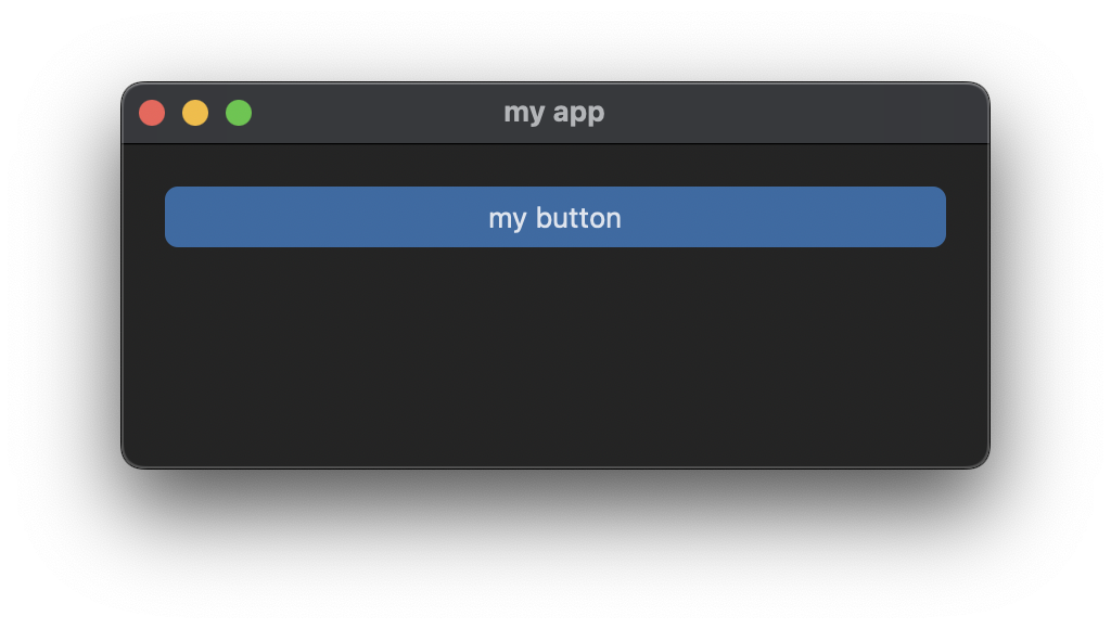 button stretched